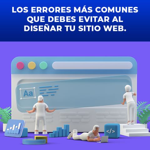 LOS ERRORES MÁS COMUNES QUE DEBES EVITAR AL DISEÑAR TU SITIO WEB ...